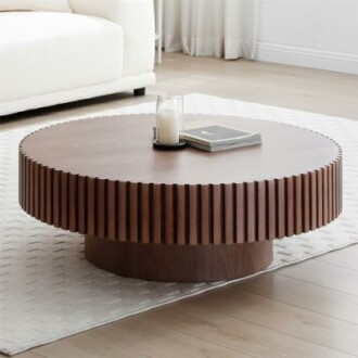 39.37'' Walnut Coffee Table